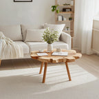 Solid Rectangle Low Coffee Table