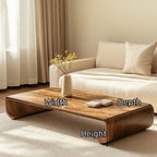 Minimalist Coffee Table Sitting Room Simplicity, solid wood, built to order