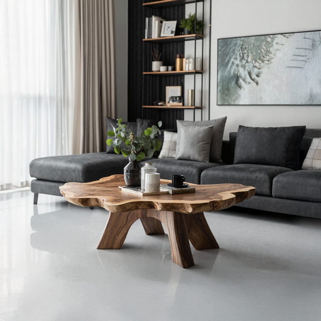 Live Edge Center Organic Coffee Table