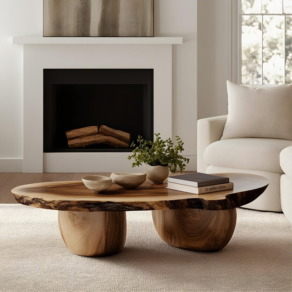 Refined Natural Coffee Table, solid wood, built to order
