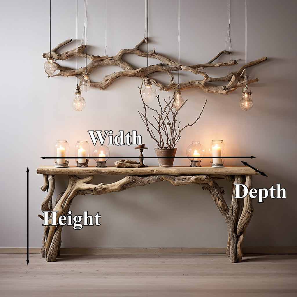 Reclaimed Wood Console Table, solid wood, built to order