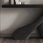 Farmhouse Black Console Table, solid wood, built to order