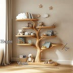 Baby Room Decoration Tree Shelf Handmade Bedroom Decoration Gift, solid wood, built to order