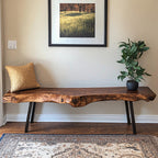 Handcrafted Bench, solid wood, built to order