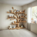 Tree Kids Bookshelf Natural Trees Baby Room Decor Gift, solid wood, built to order