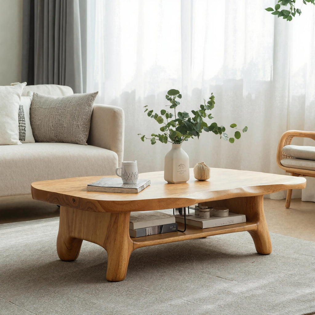 Solid Live Edge Cozy Coffee Table