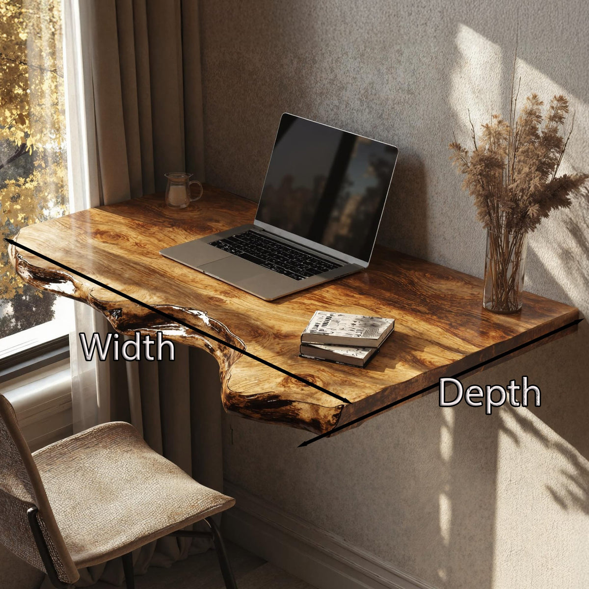 Floating Wall-mounted Desk