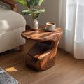 Mid Century Wooden End Table, solid wood, built to order