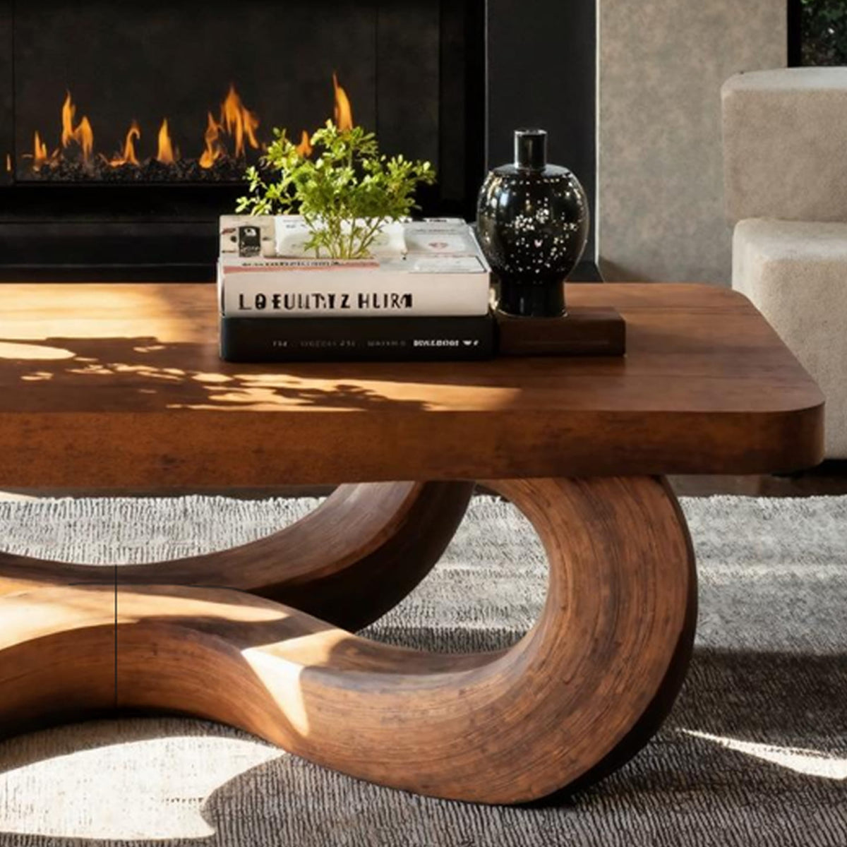 Solid Eclectic Side Table