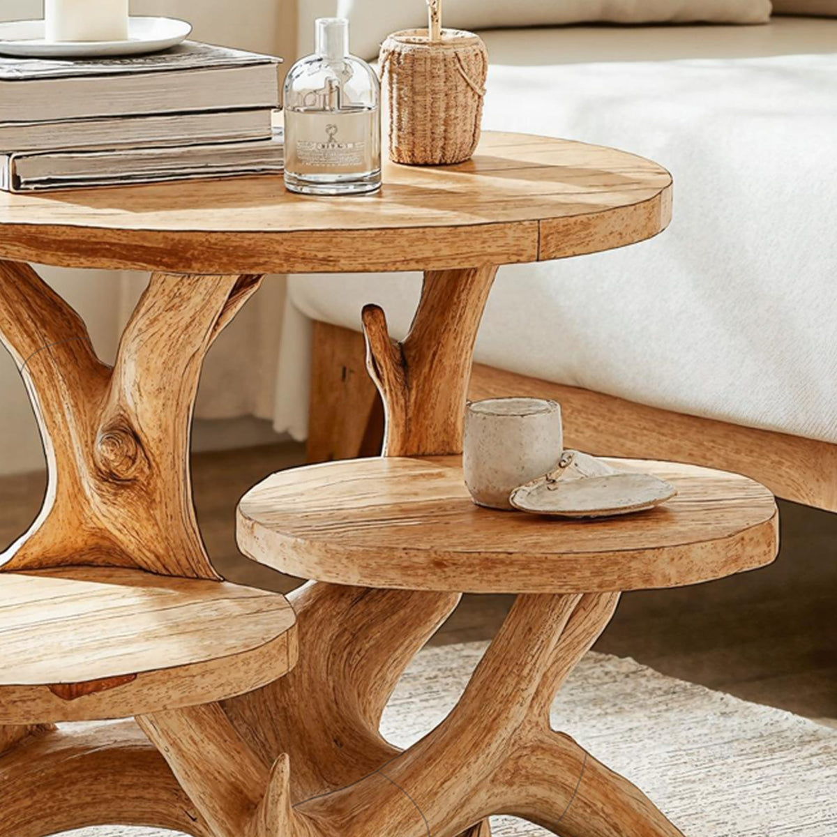 Live Edge Entryway Nightstand