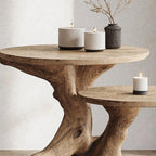 Mid Century Solid End Table, solid wood, built to order