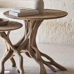 Mid Century Live Edge End Table Home Decor, solid wood, built to order