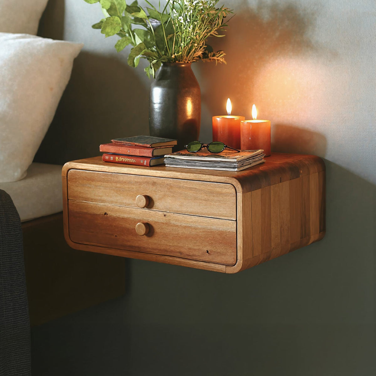 Storage Drawer Nightstand