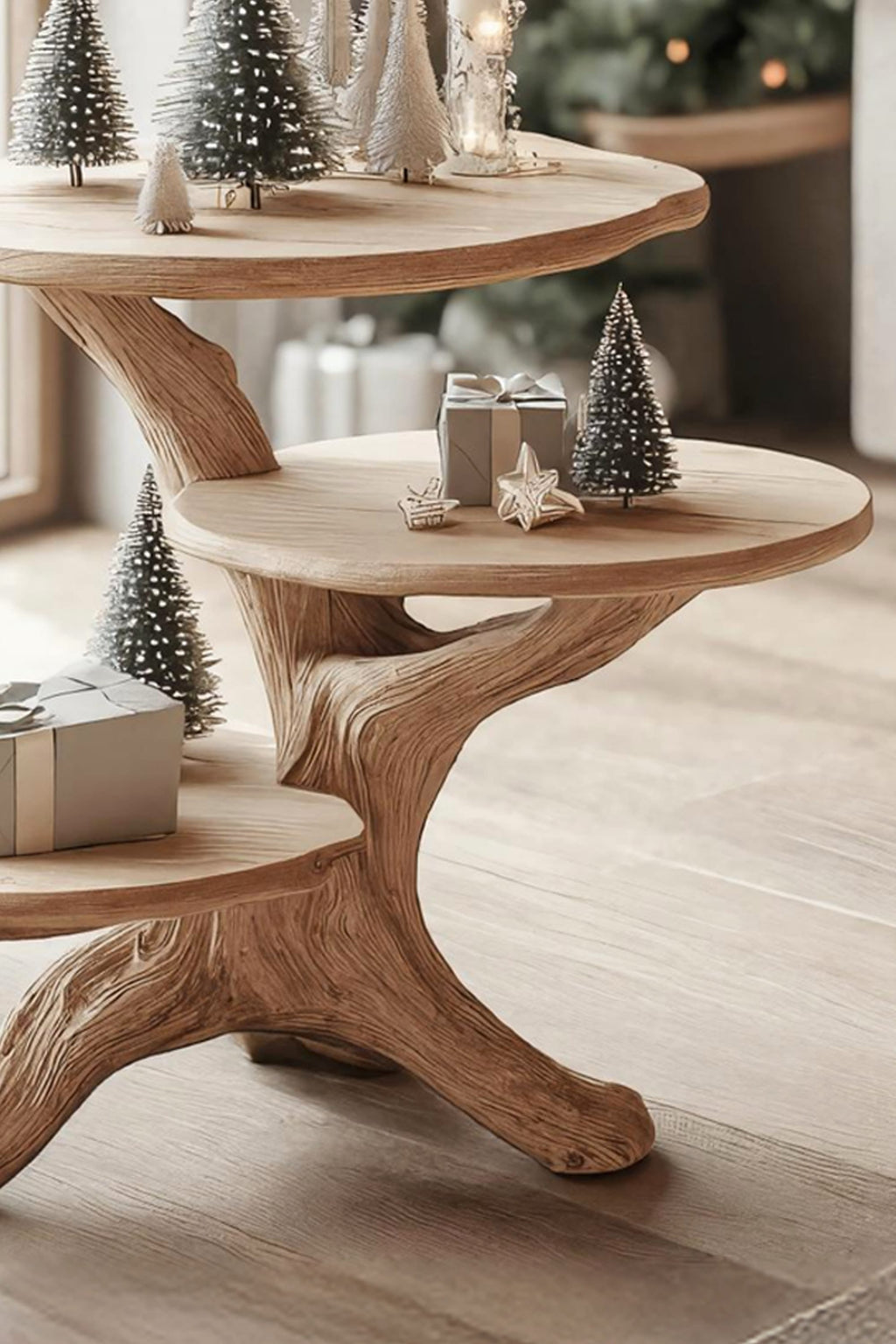 Solid Stand Side Table