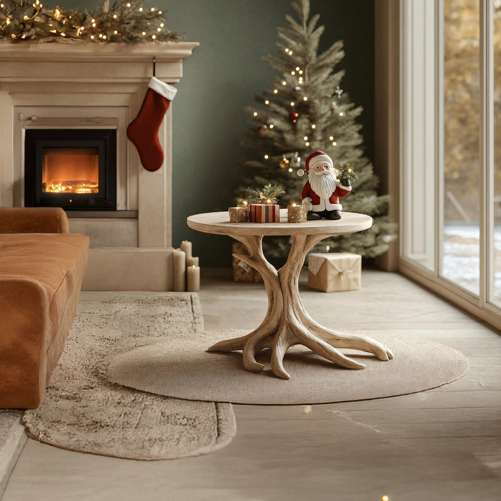 Solid Circular Nightstand