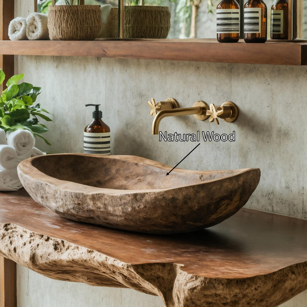 Handcrafted Wash Basin, solid wood, built to order