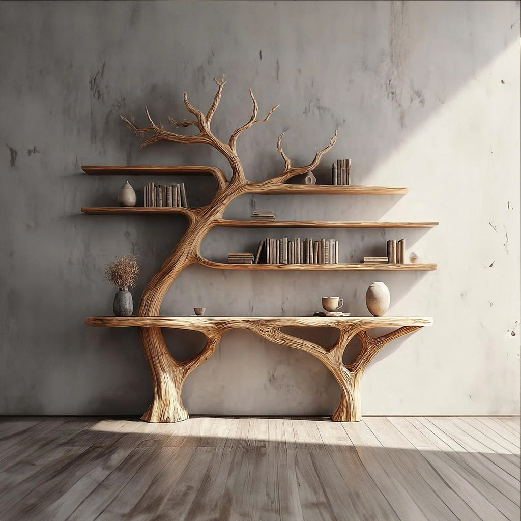 Floating Solid Console Table