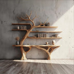 Floating Solid Console Table