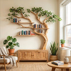 Sculptural Drawer Tree Bookshelf