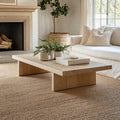 Living Edge Oak Coffee Table, solid wood, built to order