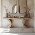Live Edge Console Table Handcrafted Hallway Table, solid wood, built to order