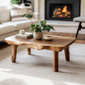 Live Edge Farmhouse Coffee Table, solid wood, built to order