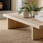Living Edge Oak Coffee Table, solid wood, built to order